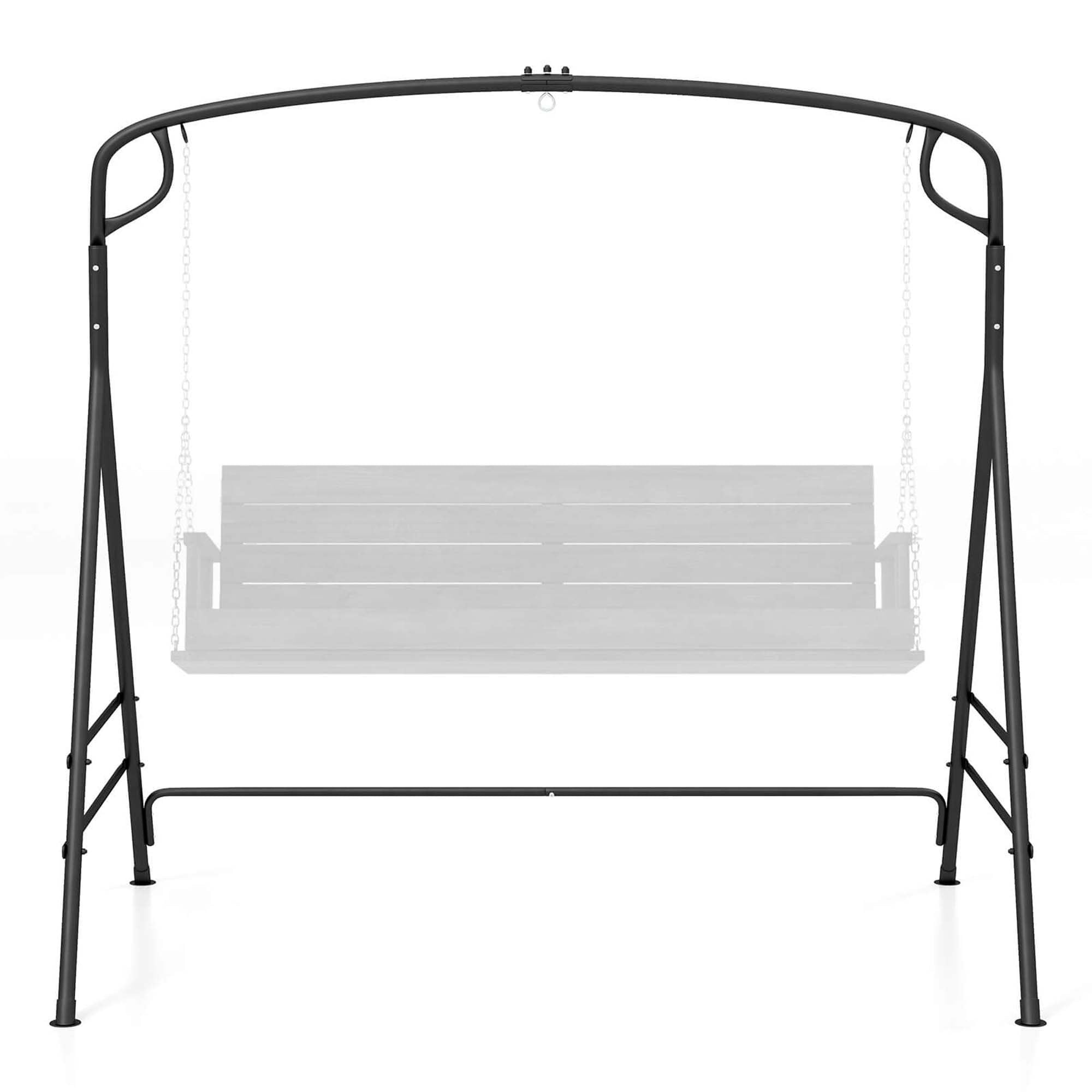 Heavy Duty Metal Swing Stand - A-Frame Outdoor Porch Swing Frame