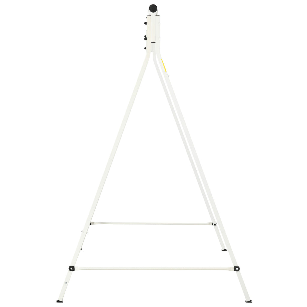 Heavy Duty Metal Porch Swing Stand - A-Frame Steel Outdoor Frame