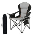 Heavy Duty Folding Camping Chair with Cooler Bag & Cup Holder